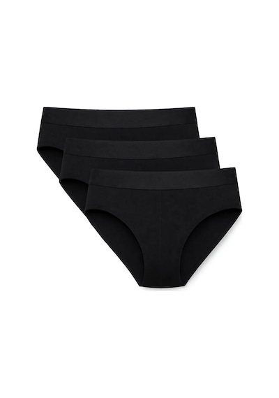 Yıldız Çamaşır Erkek Modal Likralı Kemerli Slip Külot 65-66-67 - 3 Adet Siyah