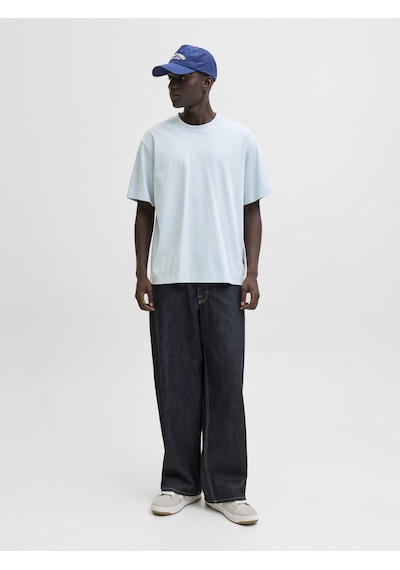 Jack & Jones Erkek Loose Fit Kisa Kollu Tisört - Urban - 12254412 Mavi Jack & Jones Erkek Loose Fit Kisa Kollu Tisört - Urban - 12254412 Mavi