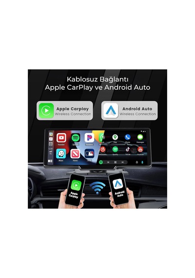 Cpnvx-002 Vionex Pro Kablosuz Car Play Adaptörü - Siyah 10 İnç