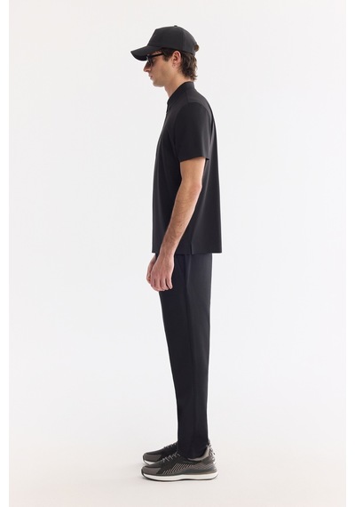 Avva Erkek Siyah Kıvrılmaz Polo Yaka Kırışmaz Hızlı Kuruyan Teknik Kumaş Regular Fit T-shirt A61y1108 Avva Erkek Siyah Kıvrılmaz Polo Yaka Kırışmaz Hızlı Kuruyan Teknik Kumaş Regular Fit T-shirt A61y1108