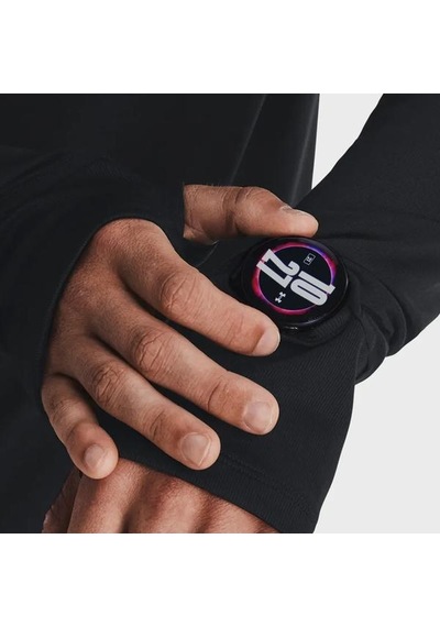 Under Armour Launch Pro 1/4 Zip Erkek Siyah Polo Yaka Tişört