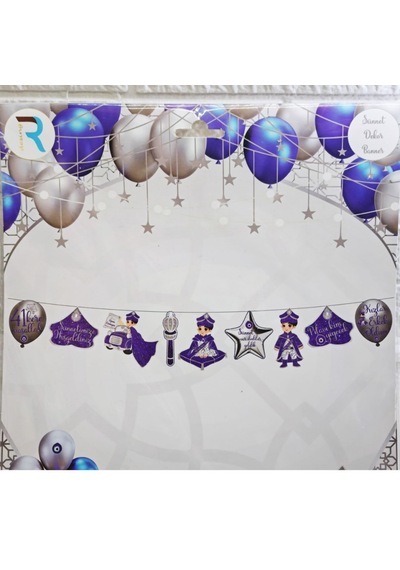 Sünnet Süsü Banner Figürlü Sünnet Sülleme