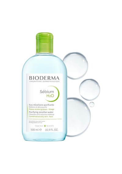 Sebium H2o Karma, Yağlı Ve Akne Eğilimli Ciltler İçin Micellar Makyaj Temizleme Suyu Belirtilmemiş