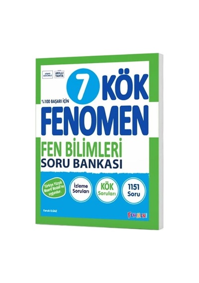 7. Sınıf Fen Bilimleri Kök Soru Bankası Fenomen Okul Yayınları