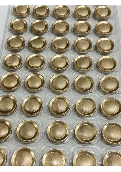Metal Düğme/kaban Manto Boyu/ 6 Lı Set/2,5 Cm/jx001/mat Gold