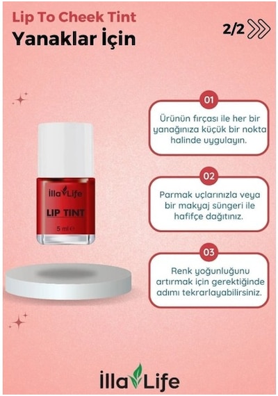 İlla Life Uzun Doğal Dudak Koruyucu Nemlendirici Su Bazlı Lip Balm