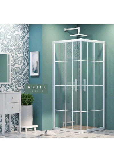 İmaj Banyo Legend White Kare Duşakabin Beyaz