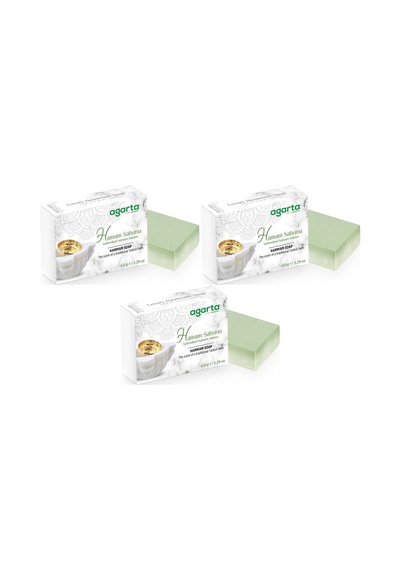 Agarta El Yapımı Doğal Sabun 150gr Hamam 3 Lü Set