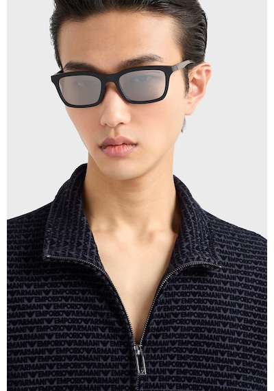 Emporio Armani Erkek Gözlük 0ea4249u 500181 55 Mat Siyah-gri Polarize Siyah