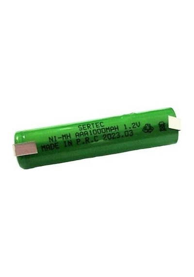 Sertec Aaa 1.2volt 1000mah Ni-mh İnce Şarjlı Kalem Pil Puntolu 1adet