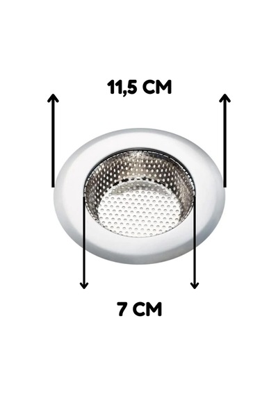Çelik Mutfak Banyo Lavabo Süzgeci Silikon Diğer