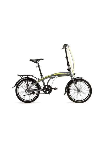 Bisan Fx 3500-nx3 Katlanır Bisiklet 32cm V 20 Jant Nex.3 Vites Metalik Gri Sarı Çok Renkli