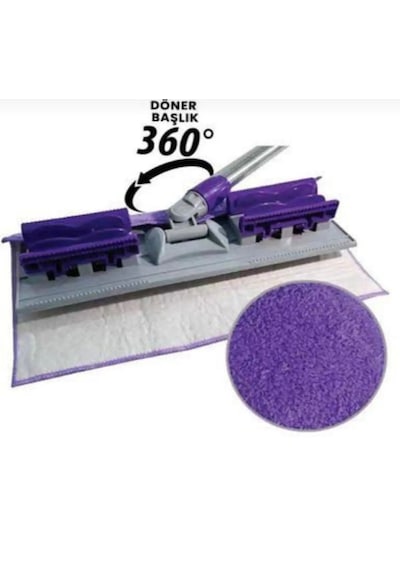 Mikrofiber Yer Mopu Yedek Bez Ve Mop Tutucu Hediye Pratik Ve Hijyenik Temizlik Çözümü Tekli