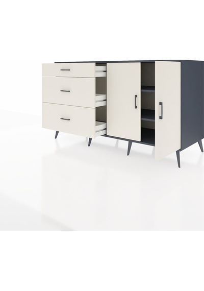 Kronos Konsol 2 Raflı 3 Çekmeceli 2 Kapaklı 176x59x99 Antrasit-aytaşı Aytası/aytası - Antrasıt Kronos Konsol 2 Raflı 3 Çekmeceli 2 Kapaklı 176x59x99 Antrasit-aytaşı Aytası/aytası - Antrasıt