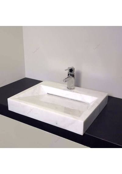 Gizli Giderli Mermer Lavabo
