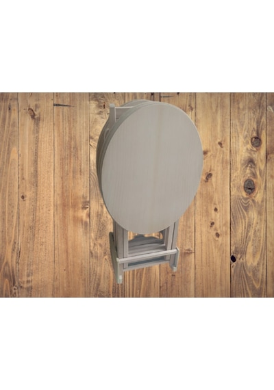 Zigon Sehpa Oval Çanta Ham Kayın Ince Torna Iskelet Itinalı Ahşap