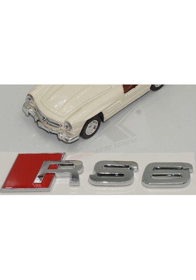 Audi Rs6 Bagaj Krom Abs 3M 3D Yazı Logo Amblem Ürün
