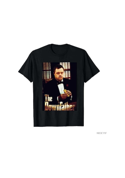 Flood Of Style The Downfathe Meme T-shirt Erkekler Kadınlar Için % 100% Pamuklu Tişörtler Kısa Kollu Üstler Siyah