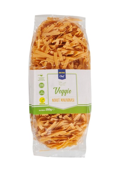 Metro Chef Çubuk Makarna 350 G Nohut - Vegan, Glutensiz, Yüksek Protein Tarı