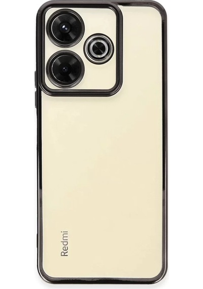 Newface Xiaomi Redmi 13 4g Kılıf Razer Lensli Silikon - Siyah