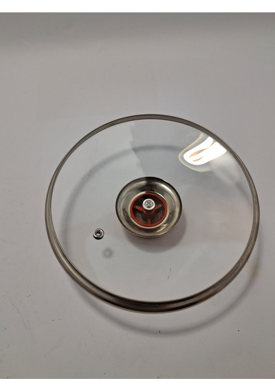 Cam Kapak 18 Cm Ve Kırmızı Elma Şekeri Kulp