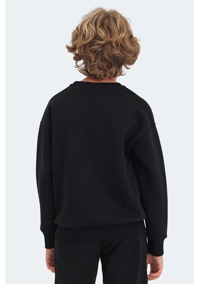 Slazenger Lone 2 Li Set Unisex Çocuk Siyah -taş Gri Sweatshirt Siyah -taş Gri