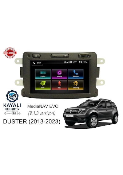 Duster Lg Media Nav Evolutıon Multımedya Navıgasyon 7"
