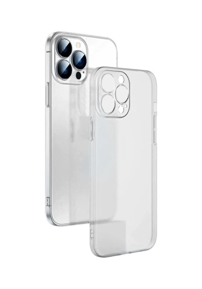 Ally Apple iPhone Uyumlu 13 Pro Max 6.7inch Frosted Glass Şeffaf Kamera Korumalı Kılıf- 5775 Siyah