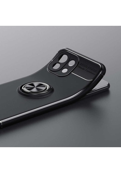Xiaomi Mi 11 Lite Kılıf Yüzüklü Magnetli Ravel Case