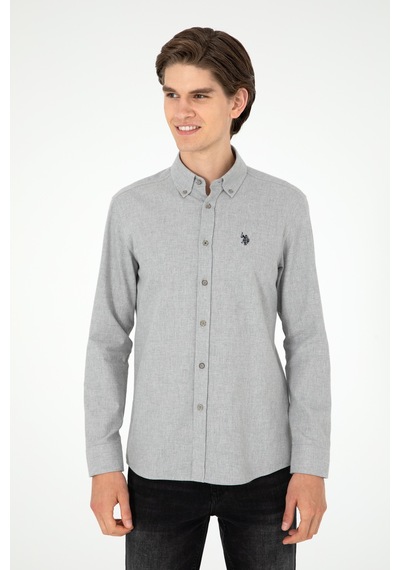 U.s. Polo Assn. Erkek Açık Gri Gömlek Basic 50296757-vr001 Açık Gri U.s. Polo Assn. Erkek Açık Gri Gömlek Basic 50296757-vr001 Açık Gri