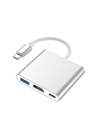 3in1 Apple Uyumlu MacBook 4k Type C Usb 3.0 Hub Hdmi