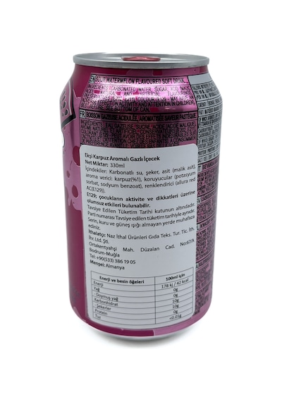 Warheads Sour Watermelon Soda - Ekşi Karpuz Aromalı Gazlı İçecek 330ml