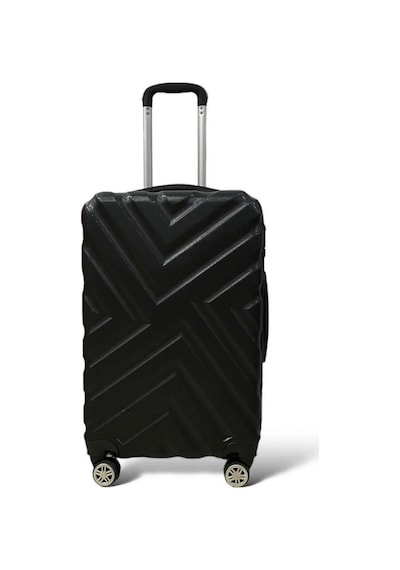Mygeppetobag %100 Abs Kullanışlı Darbeye Dayanıklı Kabinboy Valiz Siyah