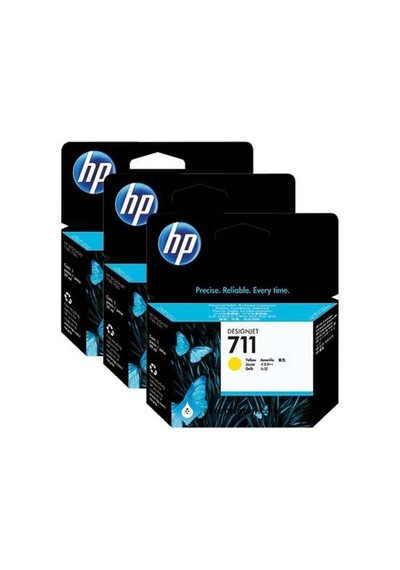 Tonersepeti Hp 711-cz136a Sarı Kartuş 3lü Paket