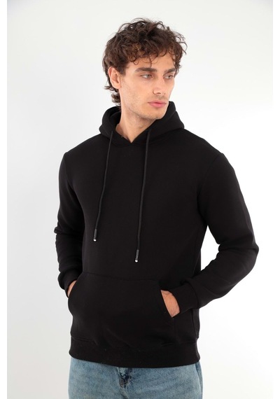 Mnk Baby & Kids Erkek Sweatshirt Pamuklu Standart Fit Normal Kesim İçi Polarlı 3 İplik Kapüşonlu Siyah Mnk Baby & Kids Erkek Sweatshirt Pamuklu Standart Fit Normal Kesim İçi Polarlı 3 İplik Kapüşonlu Siyah