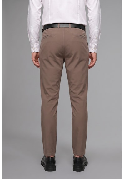 Defacto Tailored Fit Düz Paça Her Yöne Esneyen Yumuşak Tuşe Cepli Pantolon C7508ax26aubn571 Kahve-bn571