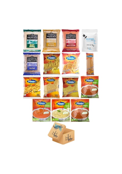 Blueden Kurban Kumanya Yardım Erzak Kolisi 15 Parça 17 Nolu Paket
