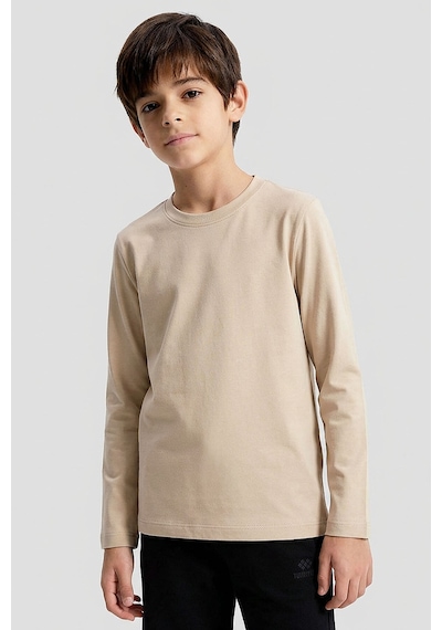 Standart Fit Basic O Yaka 5li Paket Unisex Çocuk T-shirt - 11329 Beyaz-krem-lacivert