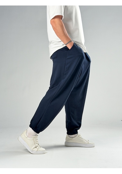 Cocopelli Pileli Lacivert Erkek Jogger Pantolon Coc2857