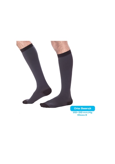 Variteks Erkek Varis Çorabı 20-30 Mm.Hg / Orta Basınç 920 Siyah CCL2 XL Standart Standart