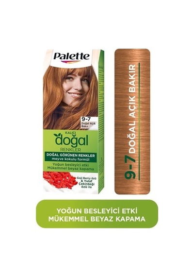 Doğal Açık Bakır Saç Boyası, Goji Berry Özü İle 115 Ml