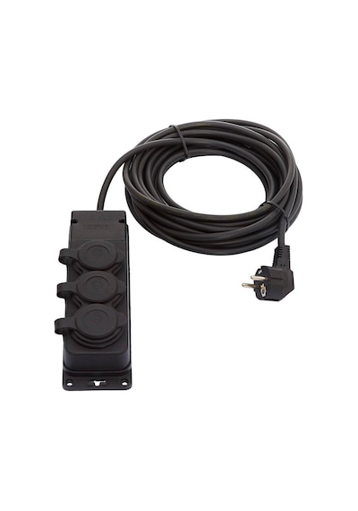 Bylion 20 M 3x2.5 MM 3'lü Grup Priz Uzatma Kablo (Kauçuk Priz. Fiş)
