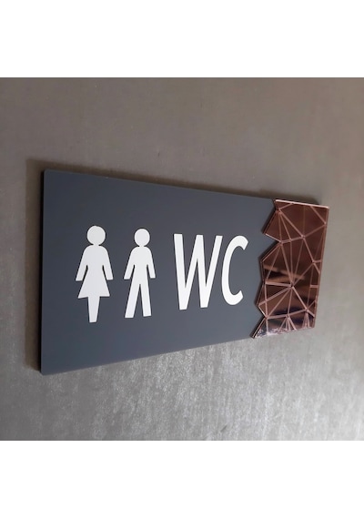 Pink Pearl Serisi Wc Yönlendirme Tabelası
