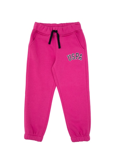 U.S. Polo Assn. Kız Çocuk Pembe Şardonlu Jogger Eşofman Altı 50317893-VR041