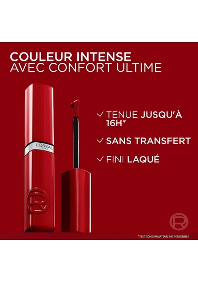 Infaillible Laque Resistance Likit Parlak Ruj - 420 Rouge Paris Çok Renkli