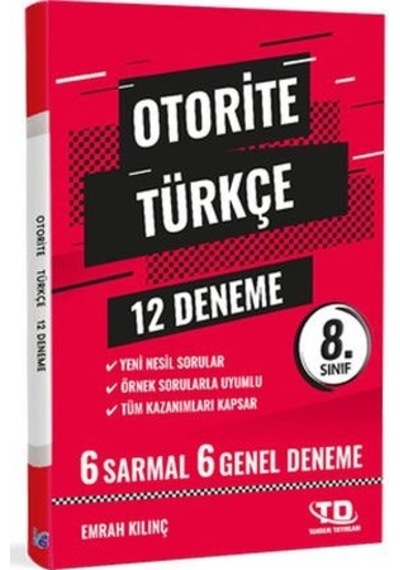 Tandem Yayınları 8. Sınıf Lgs Otorite Türkçe Denemeleri