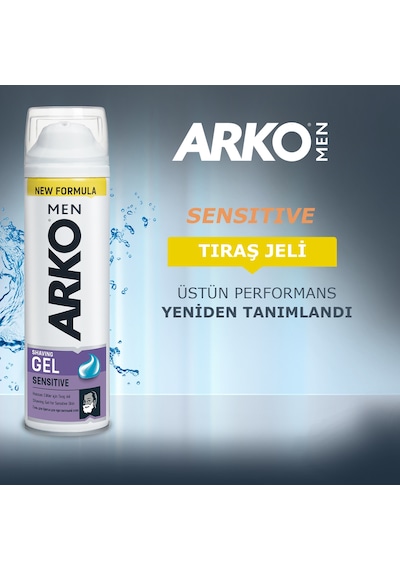 Arko Men Sensitive Tıraş Jeli 2 x 200 ML