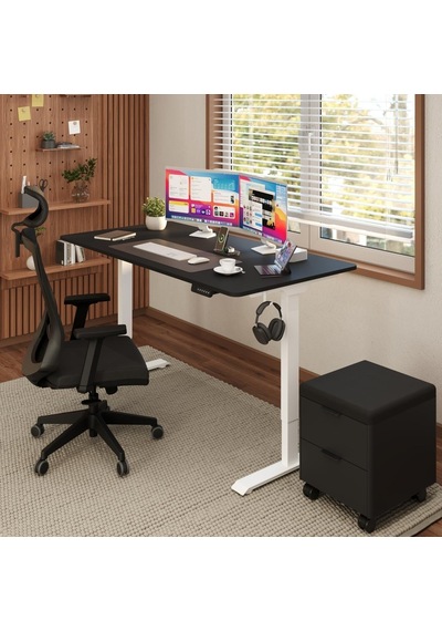 Uprise Comfort Çift Motorlu Yükseklik Ayarlı Masa 72 121 Cm - Beyaz Beyaz Ayak/siyah Tabla, 140x70 Cm Diğer Uprise Comfort Çift Motorlu Yükseklik Ayarlı Masa 72 121 Cm - Beyaz Beyaz Ayak/siyah Tabla, 140x70 Cm Diğer