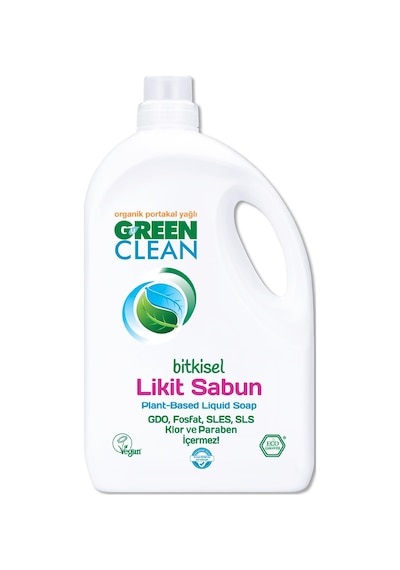 U Green Clean Likit El Sabunu Portakal 2.75 Litre