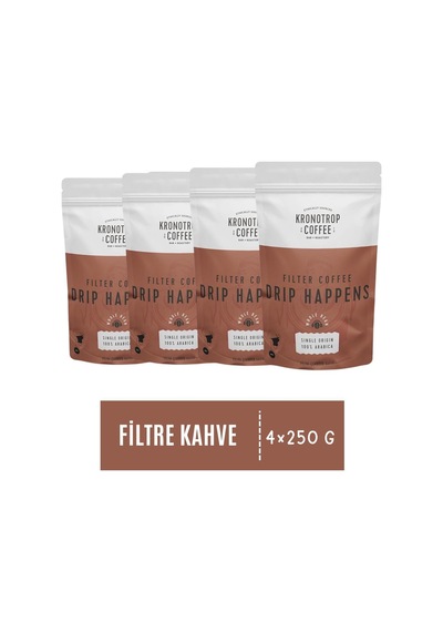Drip Filtre Çekirdek Kahve 250 Gr X 4 Adet